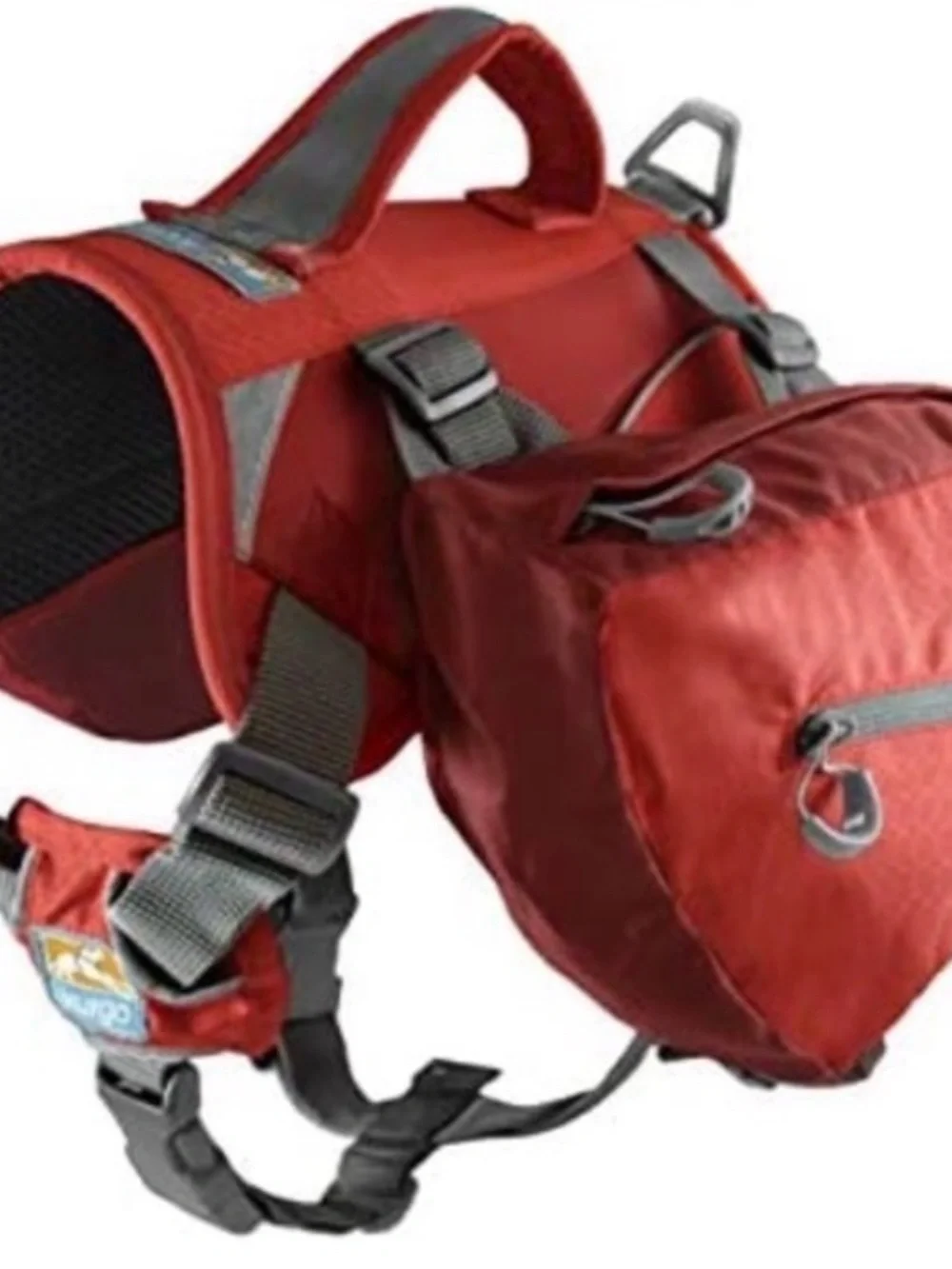 Red Reflective Dog Harness with Front and Back Handles